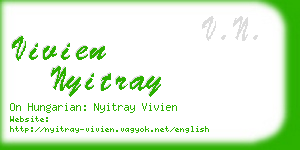 vivien nyitray business card